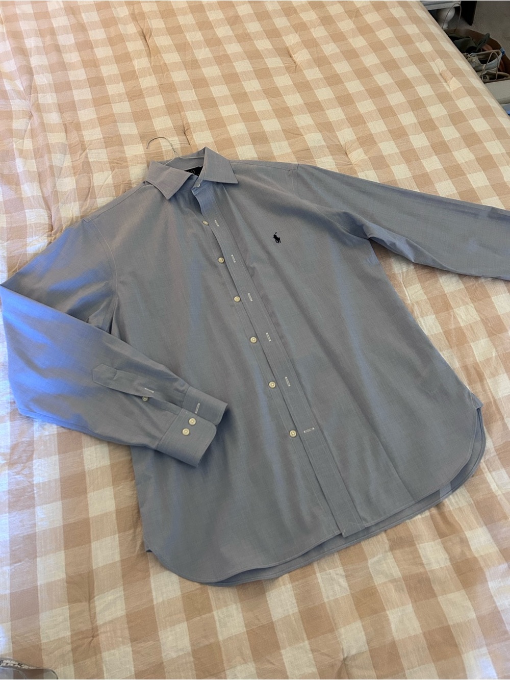 Ralph Lauren Light Blue Button-Up Dress Shirt